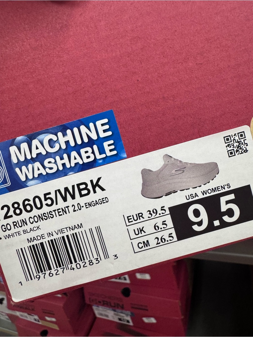 Skechers Women’s White Mesh Sneakers with Blue Accents